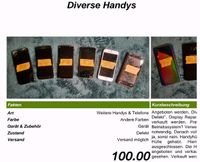 Diverse Handys Dithmarschen - Heide Vorschau