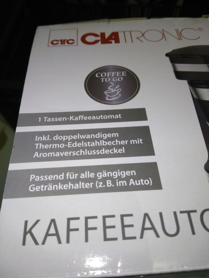 coffee maker mit thermobecher to go neu in Traunstein