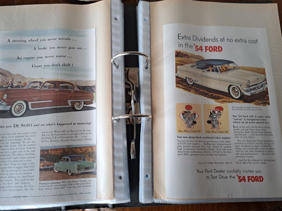 120 USA Auto Reklame Werbung 1953-1965 Oldtimer Dodge Oldsmobile in Lindau