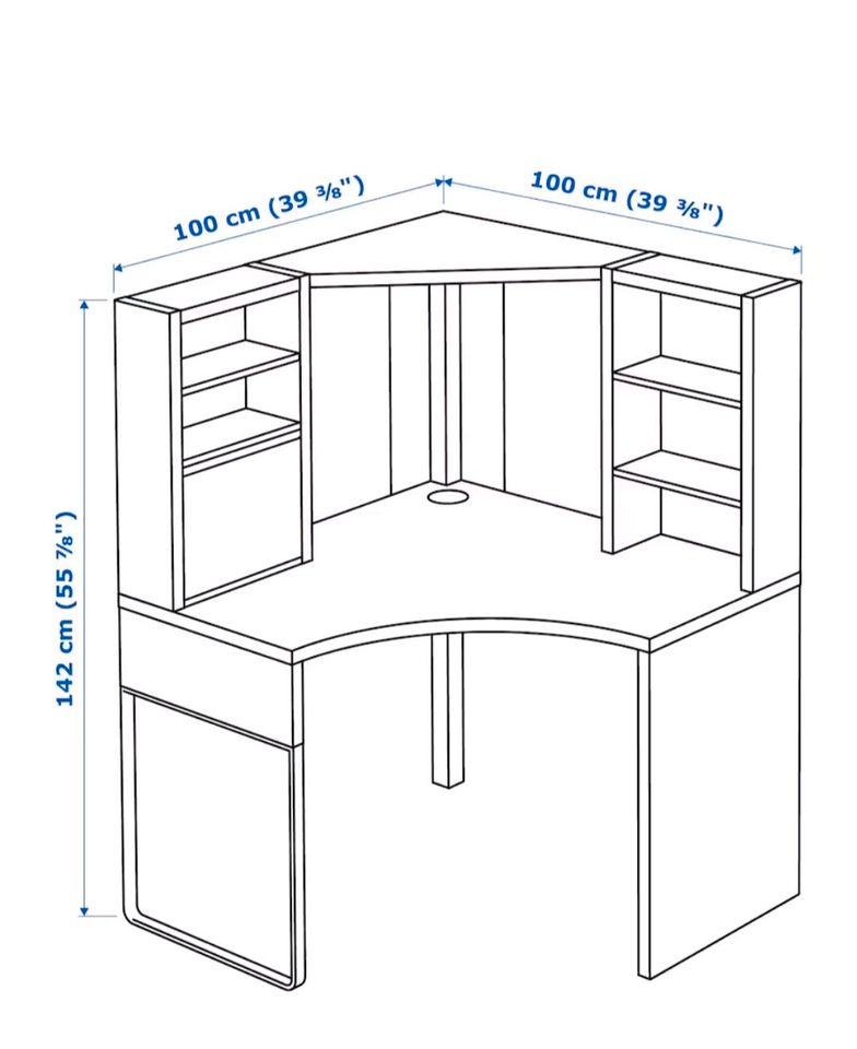 Ikea Micke Eckschreibtisch in Marl