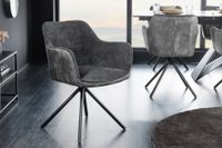 4er Set Sessel grau Drehbarer Design Tisch Stuhl Esszimmerstuhl Kreis Ostholstein - Bad Schwartau Vorschau
