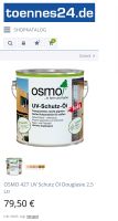 OSMO 427 UV Schutz Öl Douglasie 2,5 Ltr Bayern - Krailling Vorschau