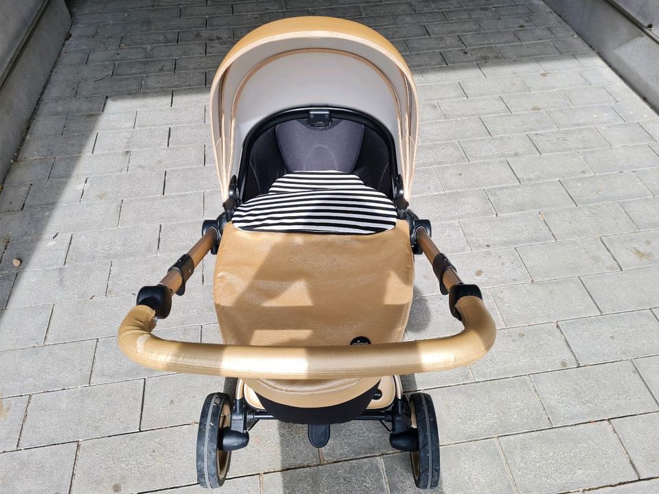 Mima Xari Kinderwagen | Gestell - Champagne | Sitz + Haube - Cham in München