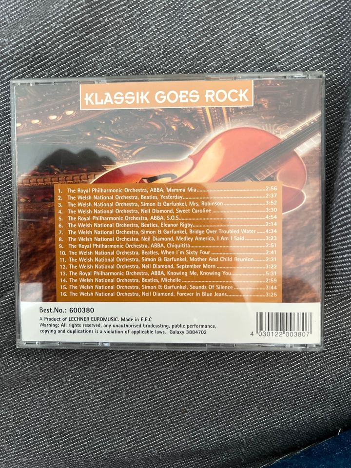 CD Klassik goes Rock (Beatles ABBA Simon Garfunkel Neil Diamond ) in Frankfurt am Main
