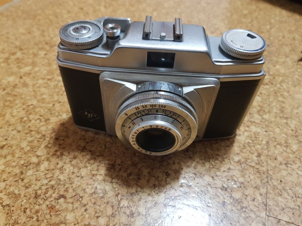 Agfa SILETTE PRONTO Kamera Apotar 1:3,5/45 mit Originaltasche in Mötzingen