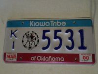 Original USA Kennzeichen License Plate Oklahoma Indianer Graphic Hessen - Wabern Vorschau