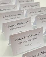 Personalisierte Tischkarten Platzkarten Hochzeit Verlobung usw. Duisburg - Walsum Vorschau