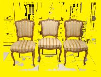 3 Polsterstühle Stil Antik Louis Seize Stühle Stuhl Sessel alt Baden-Württemberg - Asperg Vorschau