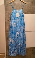 Langes Kleid Maxikleid M 38 blau weiß gold IZIA Bayern - Baiersdorf Vorschau