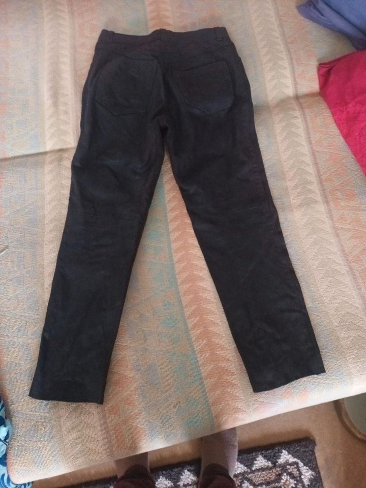 Wunderschöne weiche italienische Damenlederhose, Größe 36 in Buhlenberg