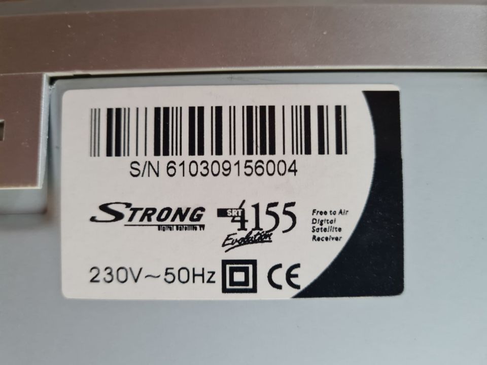 STRONG Digitaler Free To Air Satelliten Receiver  SRT 4155 in Grafenau