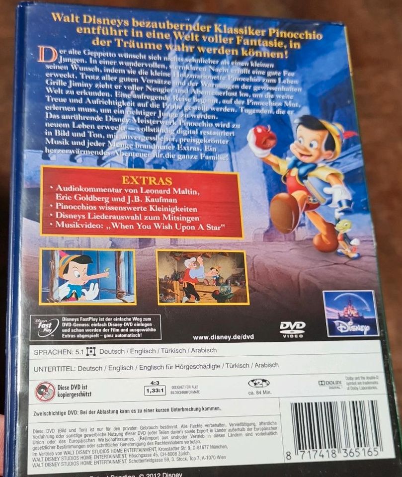 DVD Pinocchio Disney Special in Osternienburger Land