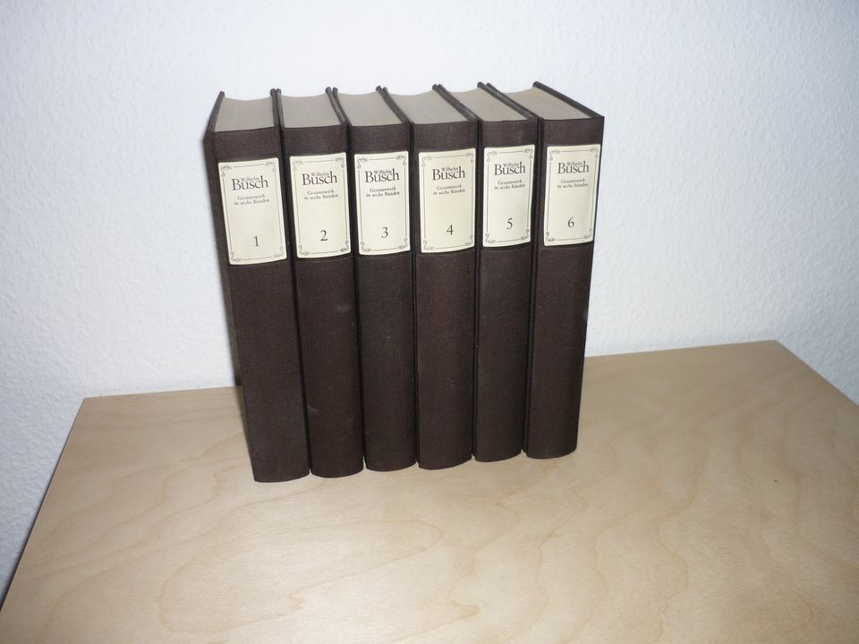 Wilhelm Busch Sammlung  Gesamtwerk in 6 Bänden Deutscher Bücherbu in Gummersbach