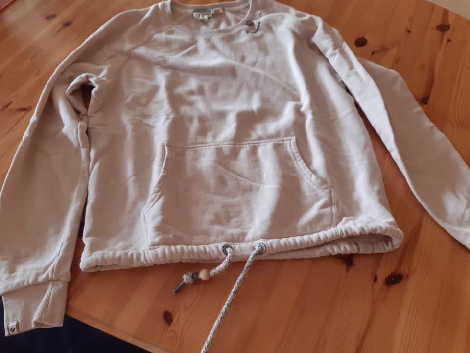 Ragwear Sweatshirt organic vegan beige creme Gr S 36 38 in Morbach