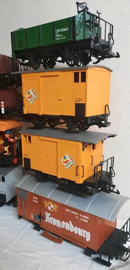 LGB Lehmann 4x Lok 14x Wagon 56x Schienen Set Konvolut Gartenbahn in Bubenheim