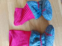 Grimms Trageschuhe Wollschuhe Winter grau pink Kr. München - Unterhaching Vorschau