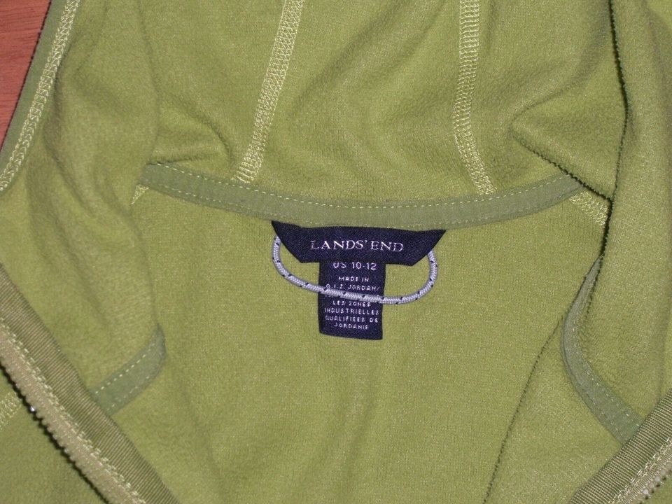 Fleece Jacke mit Kapuze   Lands´ End in Negenborn