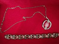 Kette mit Anhänger und Armband Silber Rhodochrosit Schmucksteine Berlin - Tempelhof Vorschau