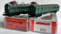 ARNOLD SPUR N  SET Art-Nr: 2930 + 2931 Triebwagen + Steuerwag OVP Berlin - Spandau Vorschau