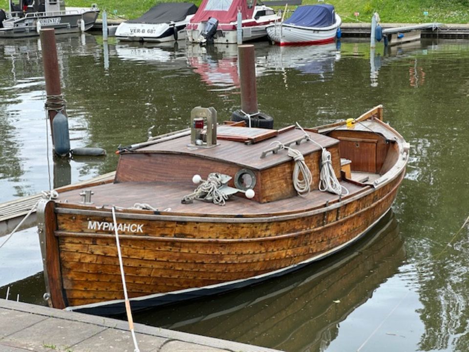 Tuckerboot, Holzboot, Segelboot,Motorboot in Bremen