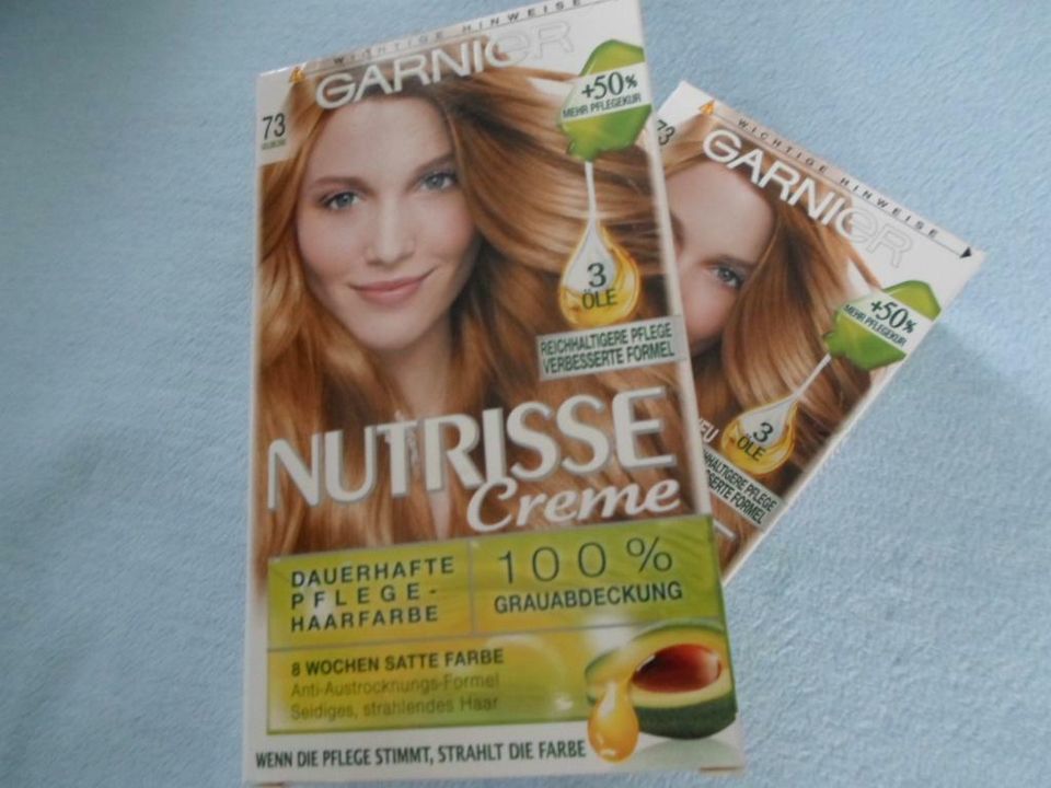 2 x Garnier Nutrisse Creme Nr. 73 goldblond NEU OVP ! in Bühl