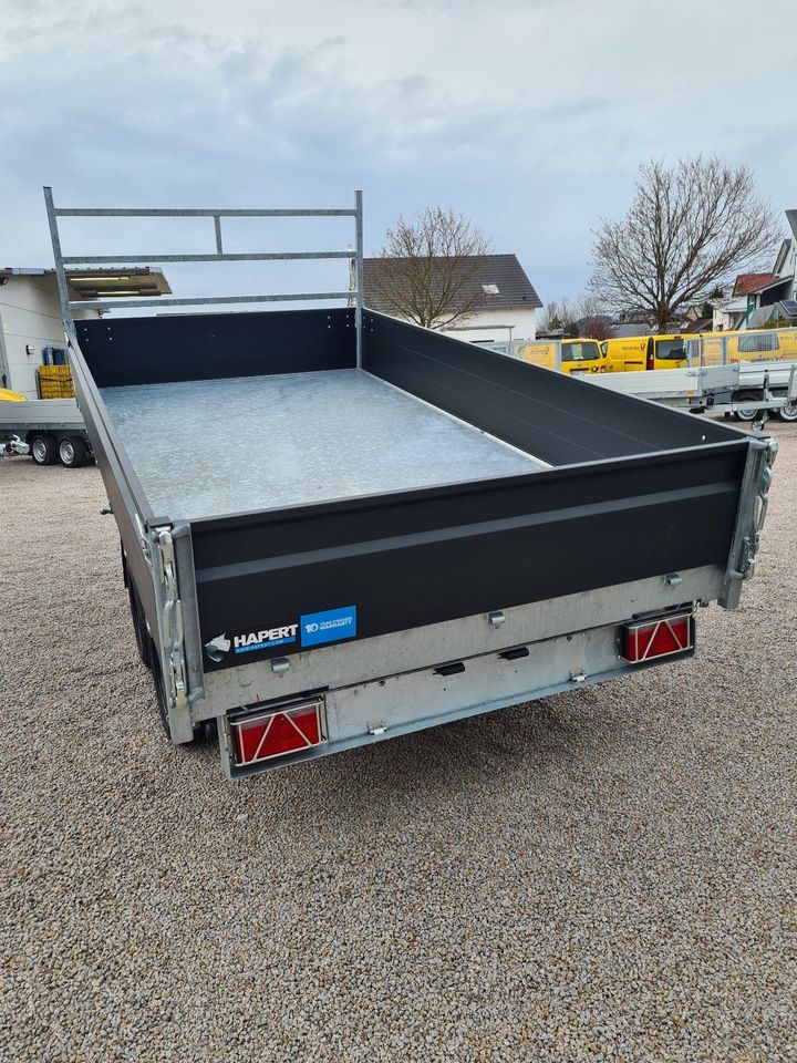 Hapert COBALT + Kipper 335x180 cm 3500 kg Blattfedern Anhänger in Gengenbach