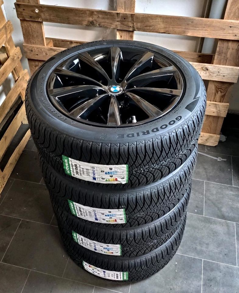 ✓NEU BMW 5ER G30 G31 245/45R18 ALLWETTERREIFEN SCHWARZE ALUFELGEN in Herten