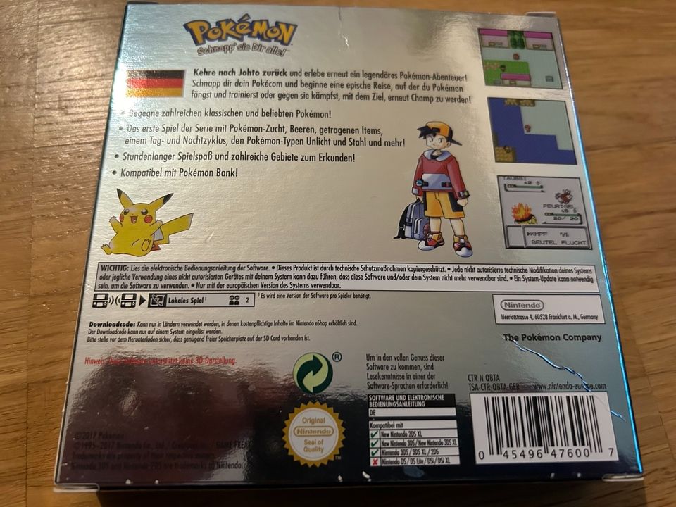 Pokemon Silber 3DS Downloadcode / Unbenutzt in Nordhorn