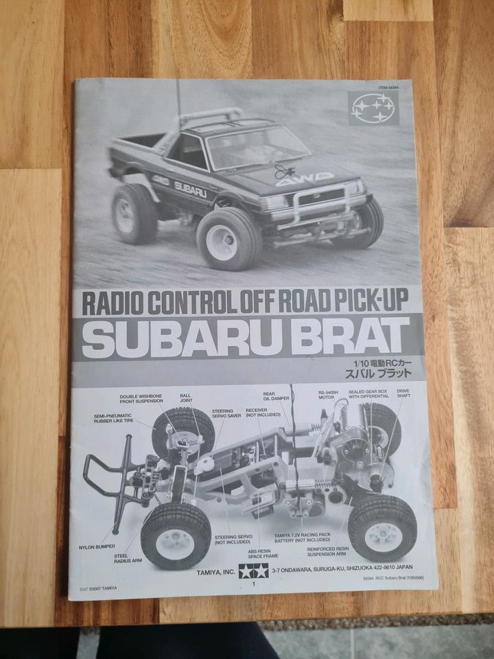 tamiya brat subaru manual in Troisdorf