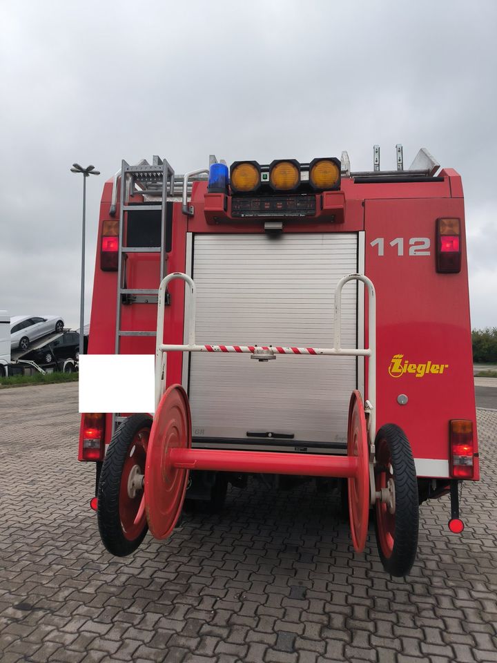 Feuerwehr Mercedes Benz 1224 SK 4x4 - Allrad HLF 16 / 12 - Camper in Machern