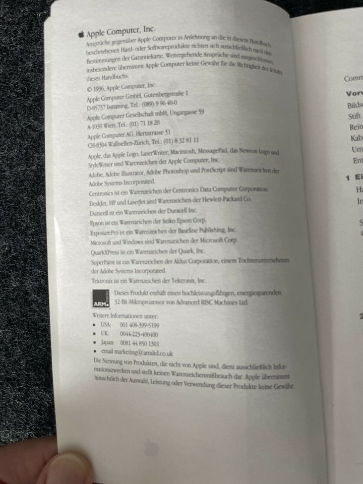 Newton Apple MassagePad Handbuch in Bielefeld