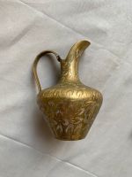 Kleines Kännchen Gold aus Messing Handarbeit Vase Nordrhein-Westfalen - Neuss Vorschau