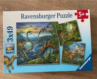 NEU Ravensburger Puzzle 3x49 Dinosaurier Kind ab 5+ Bayern - Aschaffenburg Vorschau