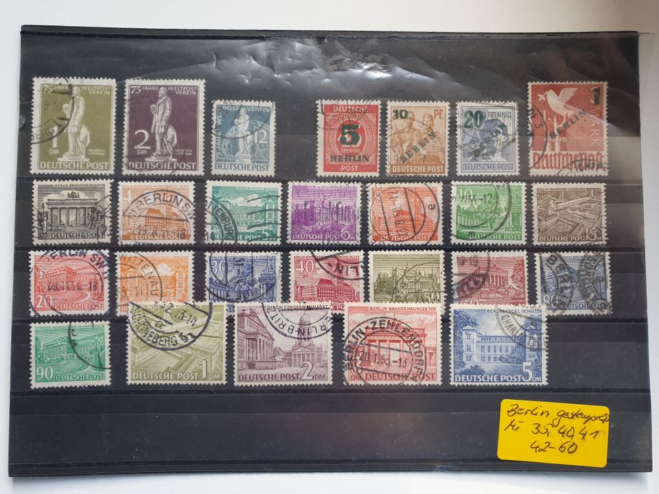 Briefmarken  BERLIN in Stahnsdorf