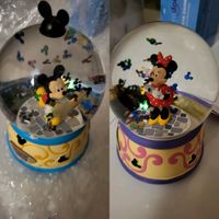 Minnie Maus Mickey Schneekugel Glitzer Disneyland Paris Figur Nordrhein-Westfalen - Bergkamen Vorschau