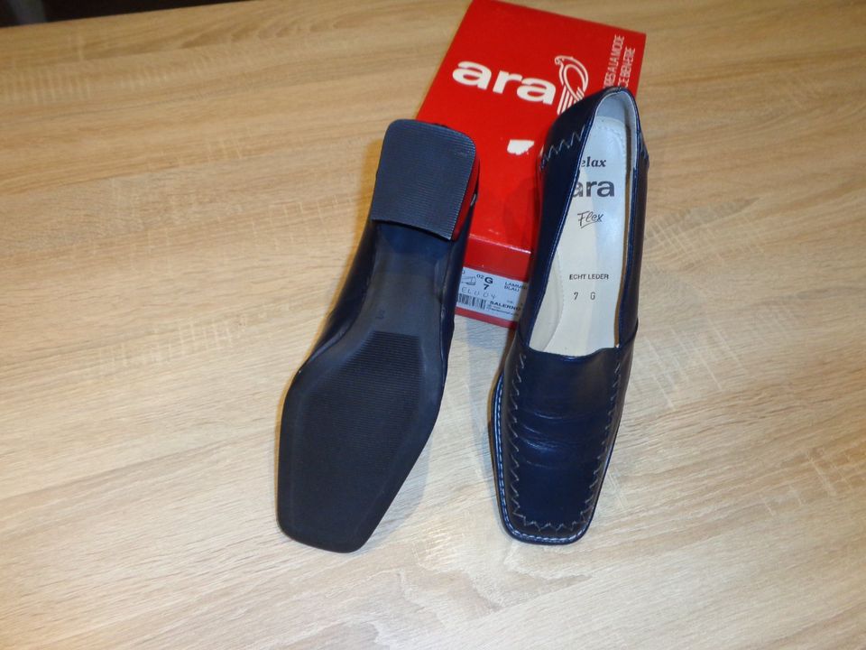 Ara Lammnappa Schuhe Pumps Businessschuhe Gr. 39 blau NEU in Schiffweiler