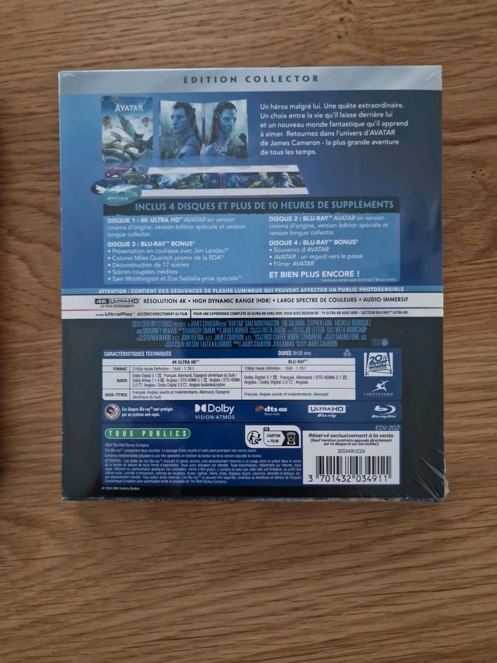 Avatar 1+2 4K UHD Blu Ray LIMITED Collectors Edit.Neu inkl.Versan in Bad Schwartau