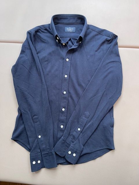 Hackett Garment Dyed Pique Jungen blau wie Neu 13-14 Y in Hamburg