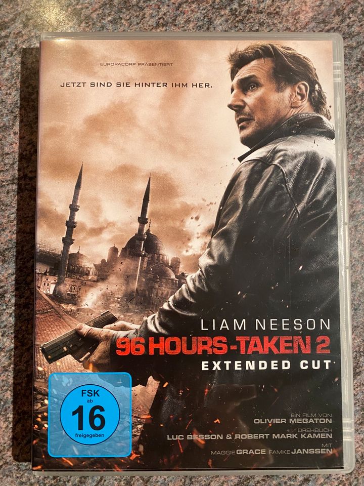 Wie neu! DVD 96 Hours Taken 2 Extended Cut mit Liam Neeson in Lengede