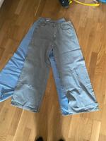 2 Hosen Sommer leicht ZARA Größe 42 Damen grau hellblau Hessen - Biebertal Vorschau