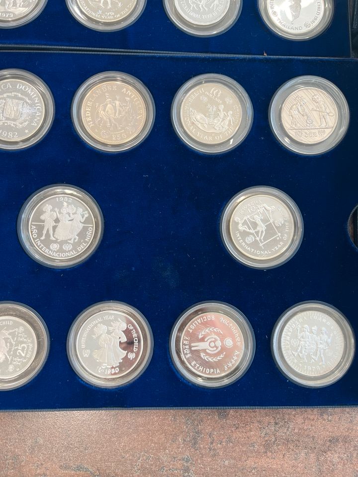 UNICEF Münzprogramm Jahr des Kindes 1979 Silber Proof 35 Yuan in Weinheim