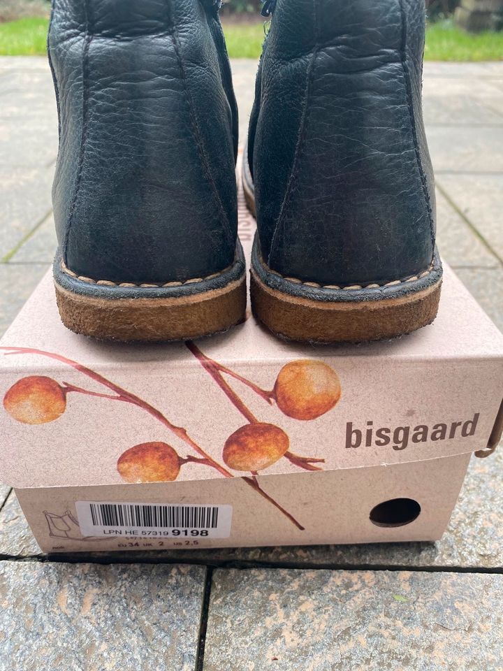 Bisgaard Chelsea Boots Größe 34 blau in Krefeld