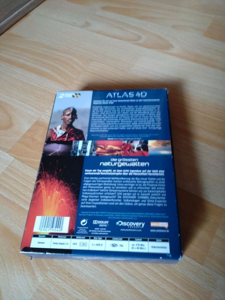 " Atlas 4D - die grössten Naturgewalten "  2 DVD's  *neuwertig* in Velpke