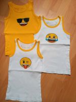 3 Unterhemden Größe 110/116 - emoji Niedersachsen - Werlte  Vorschau