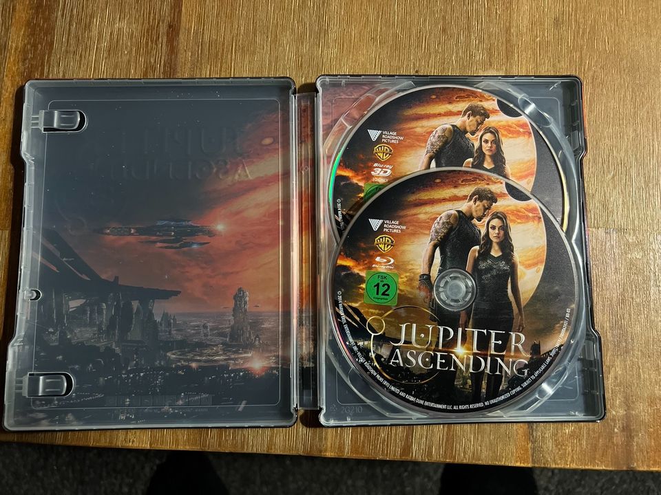 Jupiter Ascending 3D + 2D Bluray steelbook geprägt in Idstein