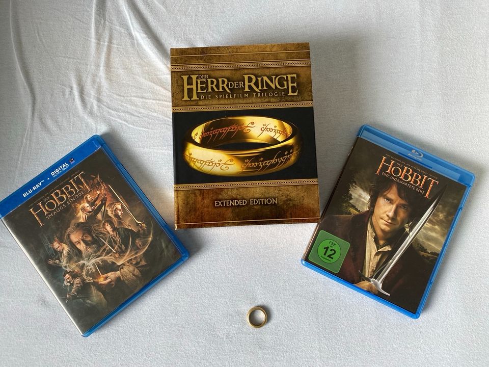 Herr der Ringe Extented Version und Hobbit und Ring in Bremerhaven
