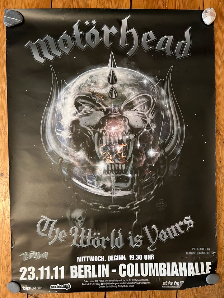 Konzertposter/Tourplakat/Poster von  Motorhead in Berlin