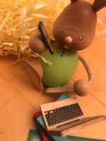 ♥️Stupsi Hase mit Stift und Laptop Schleswig-Holstein - Güster Vorschau