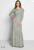 Zalando Abendkleid in mintgrün mit Pailletten Maxikleid Ballkleid Baden-Württemberg - Leinfelden-Echterdingen Vorschau