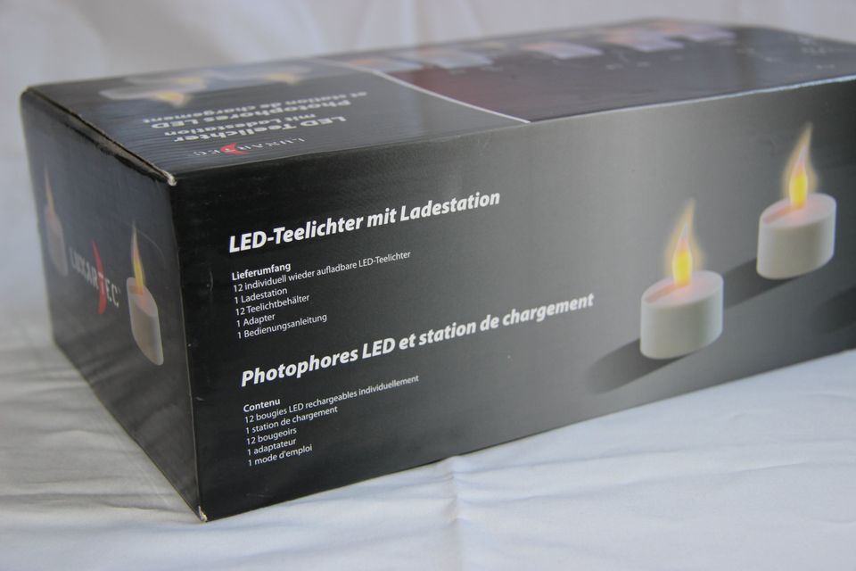 LED-Teelichter mit Ladestation in Dresden